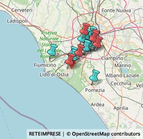 Mappa Via Antonio Scontrino, 00124 Roma RM, Italia (10.717)