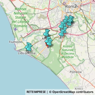 Mappa Via Antonio Scontrino, 00124 Roma RM, Italia (7.45)