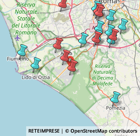 Mappa Via Antonio Scontrino, 00124 Roma RM, Italia (9.942)