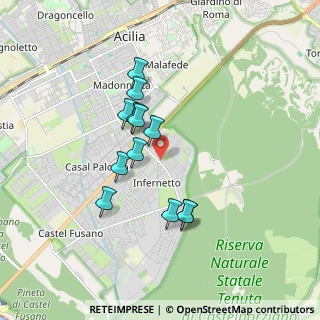 Mappa Via Antonio Scontrino, 00124 Roma RM, Italia (1.56417)