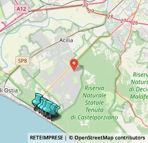 Mappa Via Antonio Scontrino, 00124 Roma RM, Italia (6.0685)
