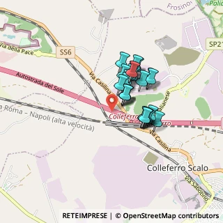 Mappa A1 - Autostrada del Sole, 00034 Colleferro RM, Italia (0.6)