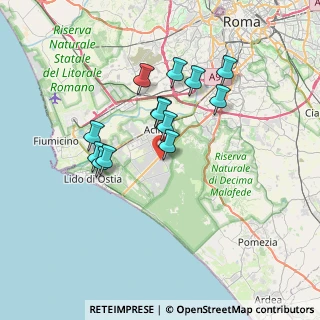 Mappa Via Gian Francesco Malipiero, 00124 Roma RM, Italia (6.35385)