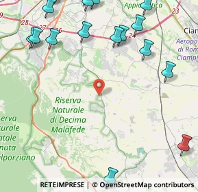 Mappa Via Calvi Risorta, 00134 Schizzanello RM, Italia (6.765)
