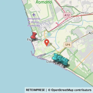 Mappa Via Teresio Martinoli, 00054 Fiumicino RM, Italia (4.25833)
