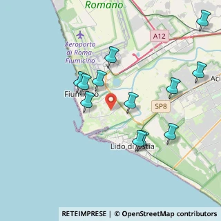 Mappa Via Teresio Martinoli, 00054 Fiumicino RM, Italia (4.22583)