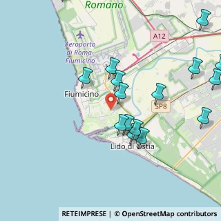Mappa Via Teresio Martinoli, 00054 Fiumicino RM, Italia (4.91625)