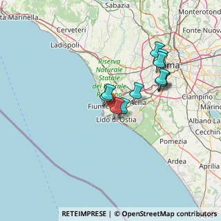 Mappa Via Teresio Martinoli, 00054 Fiumicino RM, Italia (11.99727)