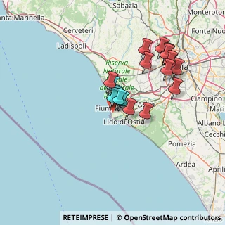 Mappa Via Lorenzo Bezzi, 00054 Fiumicino RM, Italia (13.245)