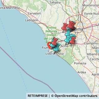 Mappa Via Lorenzo Bezzi, 00054 Fiumicino RM, Italia (12.74053)