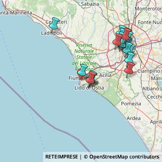Mappa Via Lorenzo Bezzi, 00054 Fiumicino RM, Italia (19.2845)