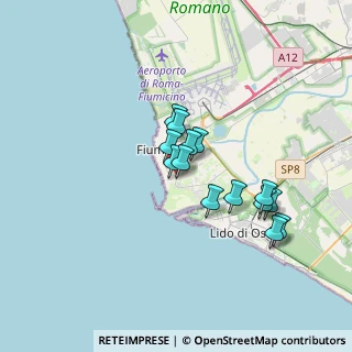 Mappa Via Lorenzo Bezzi, 00054 Fiumicino RM, Italia (2.88357)