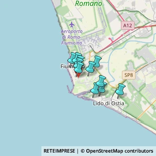 Mappa Via Lorenzo Bezzi, 00054 Fiumicino RM, Italia (1.99182)