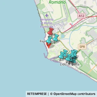 Mappa Via Vittorio Moccagatta, 00054 Fiumicino RM, Italia (3.73667)