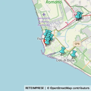 Mappa Via Vittorio Moccagatta, 00054 Fiumicino RM, Italia (3.335)