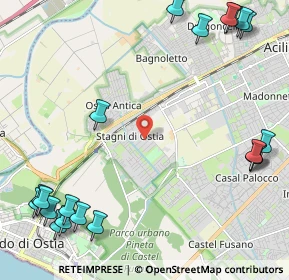 Mappa Via Armando Violini, 00124 Roma RM, Italia (3.443)