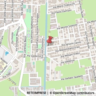 Mappa Via Attilio Corrubia, 32, 00054 Fiumicino, Roma (Lazio)