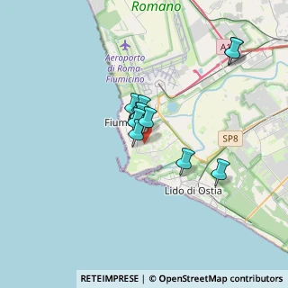 Mappa Via Massimiliano Erasi, 00054 Fiumicino RM, Italia (2.76)