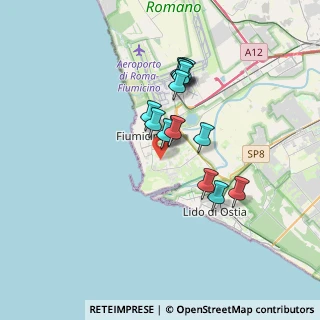 Mappa Via Massimiliano Erasi, 00054 Fiumicino RM, Italia (2.93933)