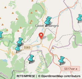Mappa Strada Statale 17 km 150+200 67031, 67031 Castel di Sangro AQ, Italia (5.58273)