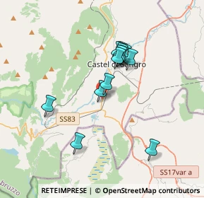 Mappa Strada Statale 17 km 150+200 67031, 67031 Castel di Sangro AQ, Italia (3.09)