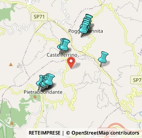 Mappa Contrada Troilo, 86085 Pietrabbondante IS, Italia (1.915)