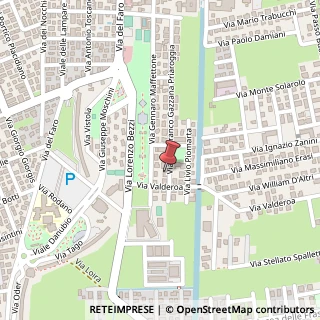 Mappa Via Gianfranco Gazzana Priaroggia, 130, 00054 Fiumicino, Roma (Lazio)