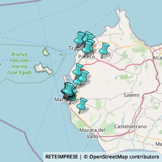 Mappa Contrada Granatello, 91025 Marsala TP, Italia (11.5775)
