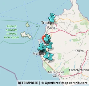 Mappa RAGONA SALVATORE, 91025 Marsala TP, Italia (9.19)