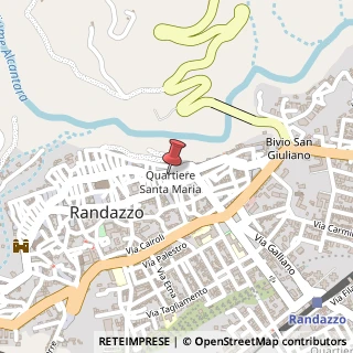Mappa Piazza Santa Maria, 5, 95036 Randazzo, Catania (Sicilia)