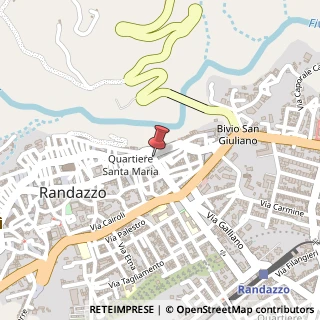 Mappa Via Umberto, 72, 95036 Randazzo, Catania (Sicilia)