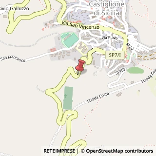 Mappa Via Guglielmo Marconi, 5, 95012 Castiglione di Sicilia, Catania (Sicilia)