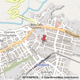 Mappa Via Carmine, 13, 95036 Randazzo, Catania (Sicilia)