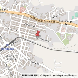 Mappa Via Aldo Moro, 48, 95036 Randazzo CT, Italia, 95036 Randazzo, Catania (Sicilia)