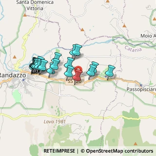 Mappa Via Montelaguardia, 95036 Randazzo CT, Italia (1.99625)