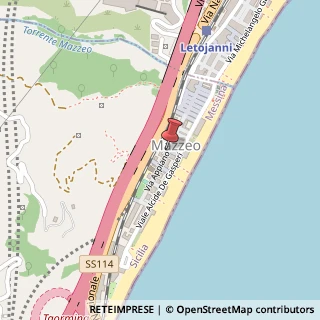 Mappa Via Giovanni Verga, 104, 98039 Taormina, Messina (Sicilia)