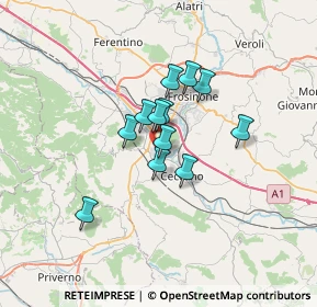 Mappa Colle S. Paolo, 03023 Ceccano FR, Italia (4.76417)