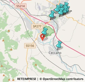 Mappa Colle S. Paolo, 03023 Ceccano FR, Italia (5.27917)