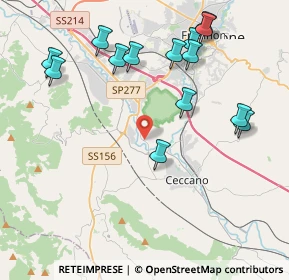 Mappa Colle S. Paolo, 03023 Ceccano FR, Italia (4.83643)