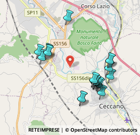 Mappa Colle S. Paolo, 03023 Ceccano FR, Italia (2.038)