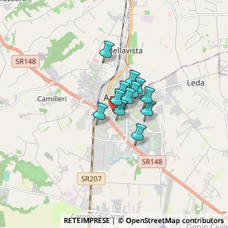 Mappa Via Aldo Moro, 04011 Aprilia LT, Italia (0.91333)