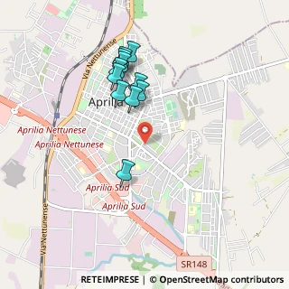 Mappa Via Giovan Battista Pergolesi, 04011 Aprilia LT, Italia (0.90909)
