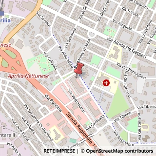 Mappa Via Aldo Moro, 43d, 04011 Aprilia, Latina (Lazio)
