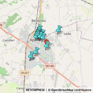 Mappa Via Enna, 04011 Aprilia LT, Italia (1.275)