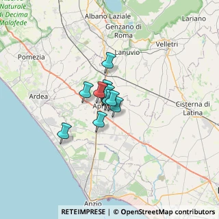 Mappa Via Enna, 04011 Aprilia LT, Italia (2.9725)