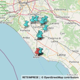 Mappa Via Farfa, 04011 Aprilia LT, Italia (11.36059)