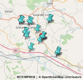 Mappa Via Manfredi, 03032 Arce FR, Italia (6.42789)