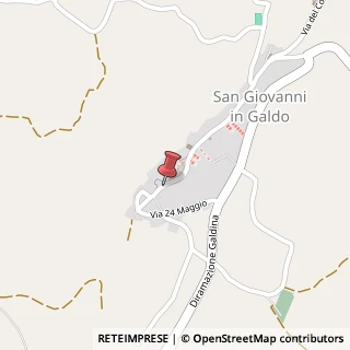 Mappa Largo Fiorentini, 32, 86010 San Giovanni in Galdo, Campobasso (Molise)