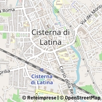 Kaart Cisterna di Latina
