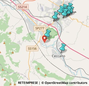 Mappa Strada Asi, 03023 Ceccano FR, Italia (5.2875)